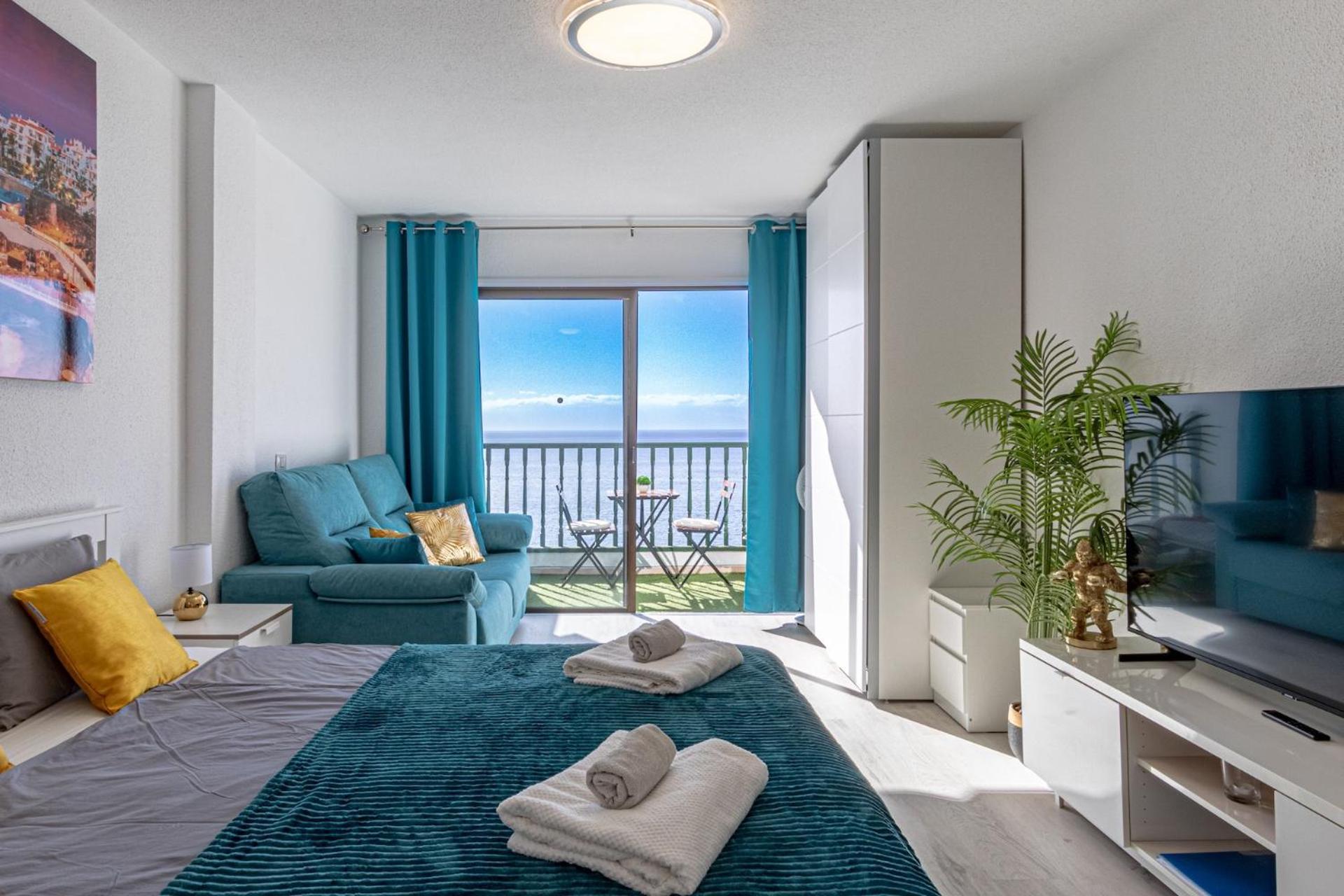 Oceanfront Studio By Dream Homes Tenerife Puerto de Santiago  Ngoại thất bức ảnh